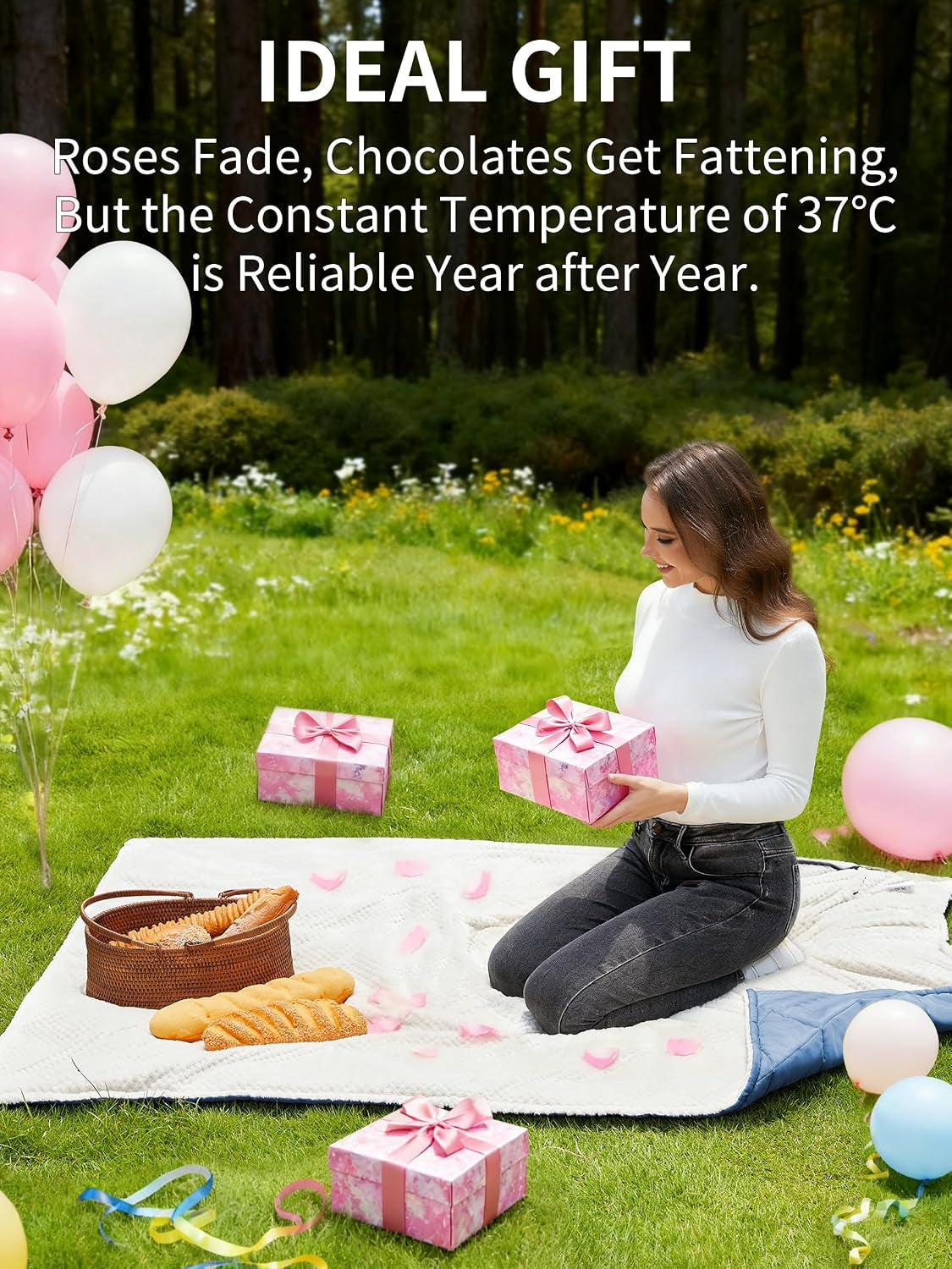 Wearable Heated Blanket,12V Cordless 15000 Mah,3 Heating Set