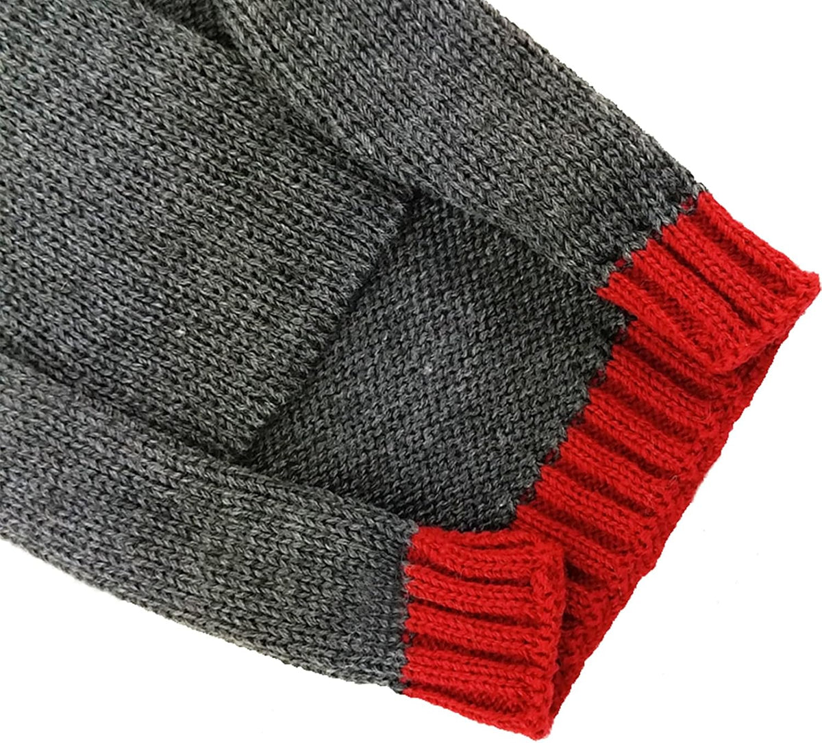 Reindeer Christmas Dog Sweater Gray Cat Sweater Vest Cartoon Elk Pet Holiday Dog Clothes Puppy Sweaters for Small Medium Large Dogs Cats Fall Winter Outfits Xmas Dogs Costume,Large