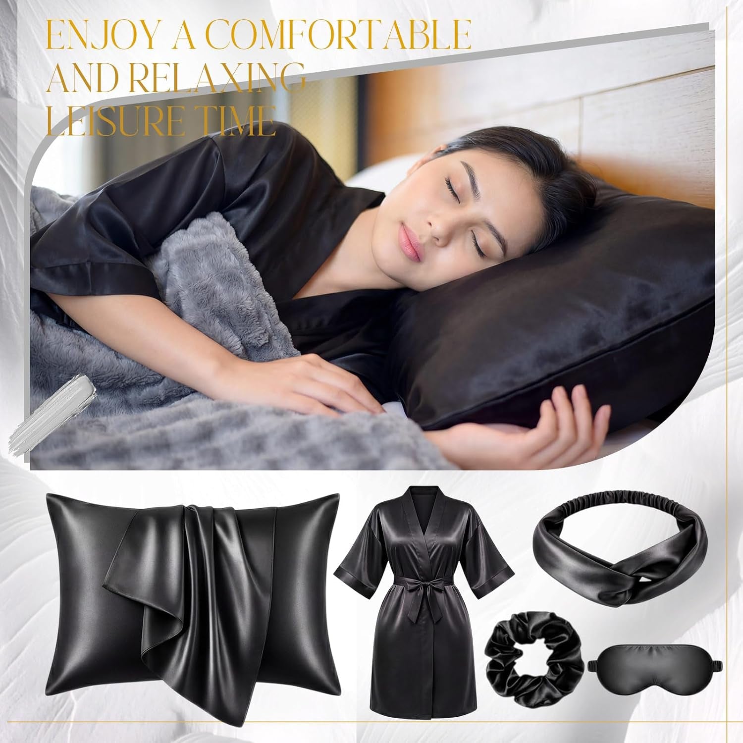 16 Pcs Birthday Gifts for Women, Black