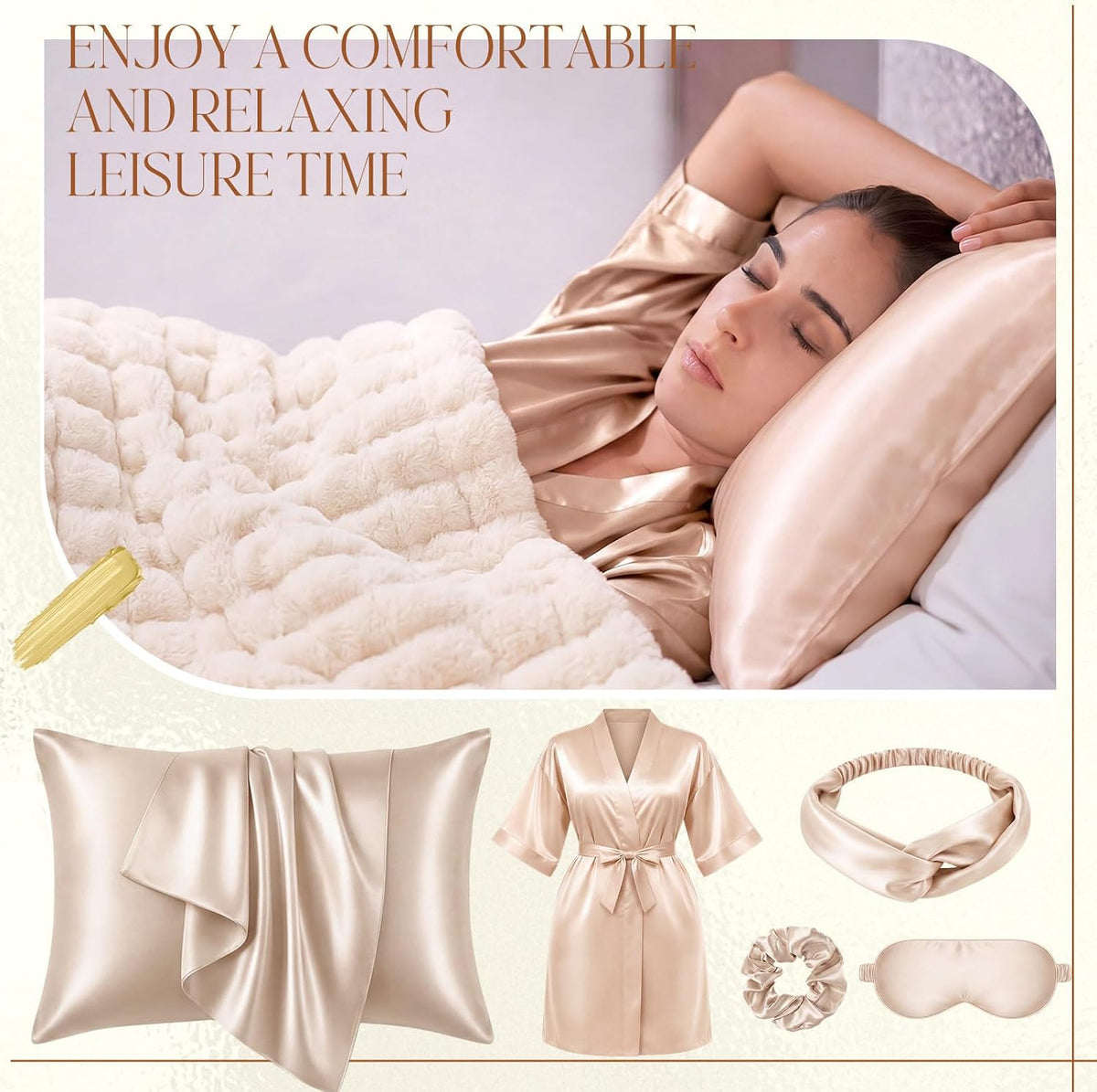 16 Pcs Birthday Gifts for Women, Champagne