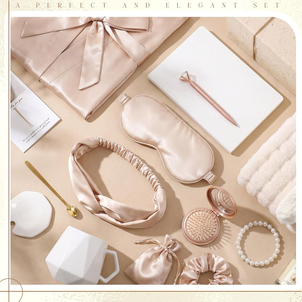 16 Pcs Birthday Gifts for Women, Champagne