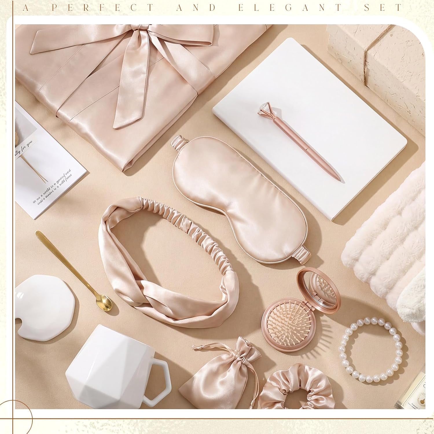 16 Pcs Birthday Gifts for Women, Champagne