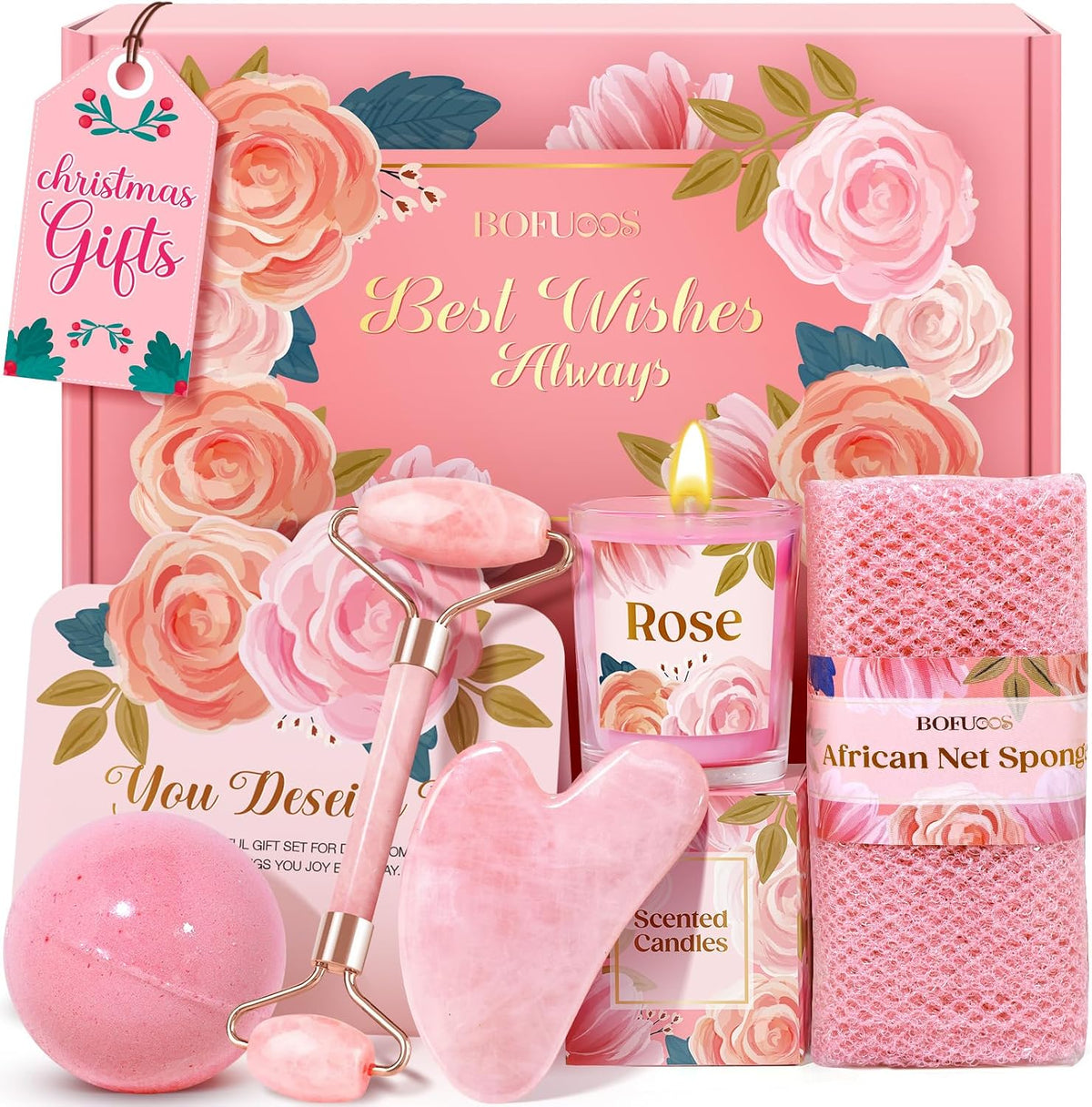 Birthday Gifts for Women, Self Care Spa & Bath Relaxation Gift Set