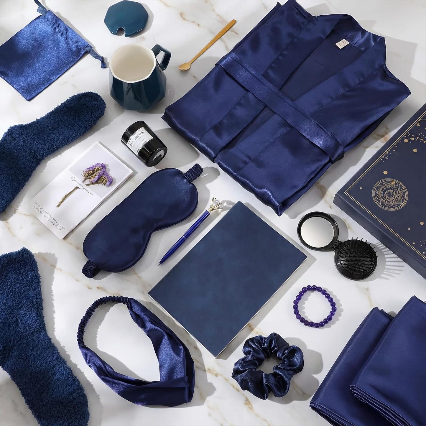16 Pcs Birthday Gifts for Women, Navy Blue