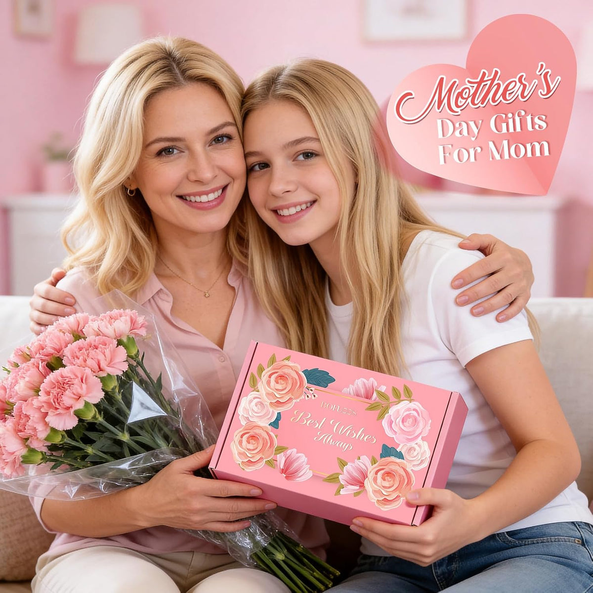 Birthday Gifts for Women, Self Care Spa & Bath Relaxation Gift Set