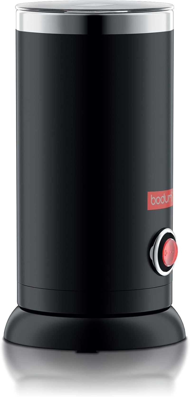 Electric Milk Frother Black 10Oz | Non-Stick Interior | Stainless Steel Body | Auto Shut-Off | Pack of 2
