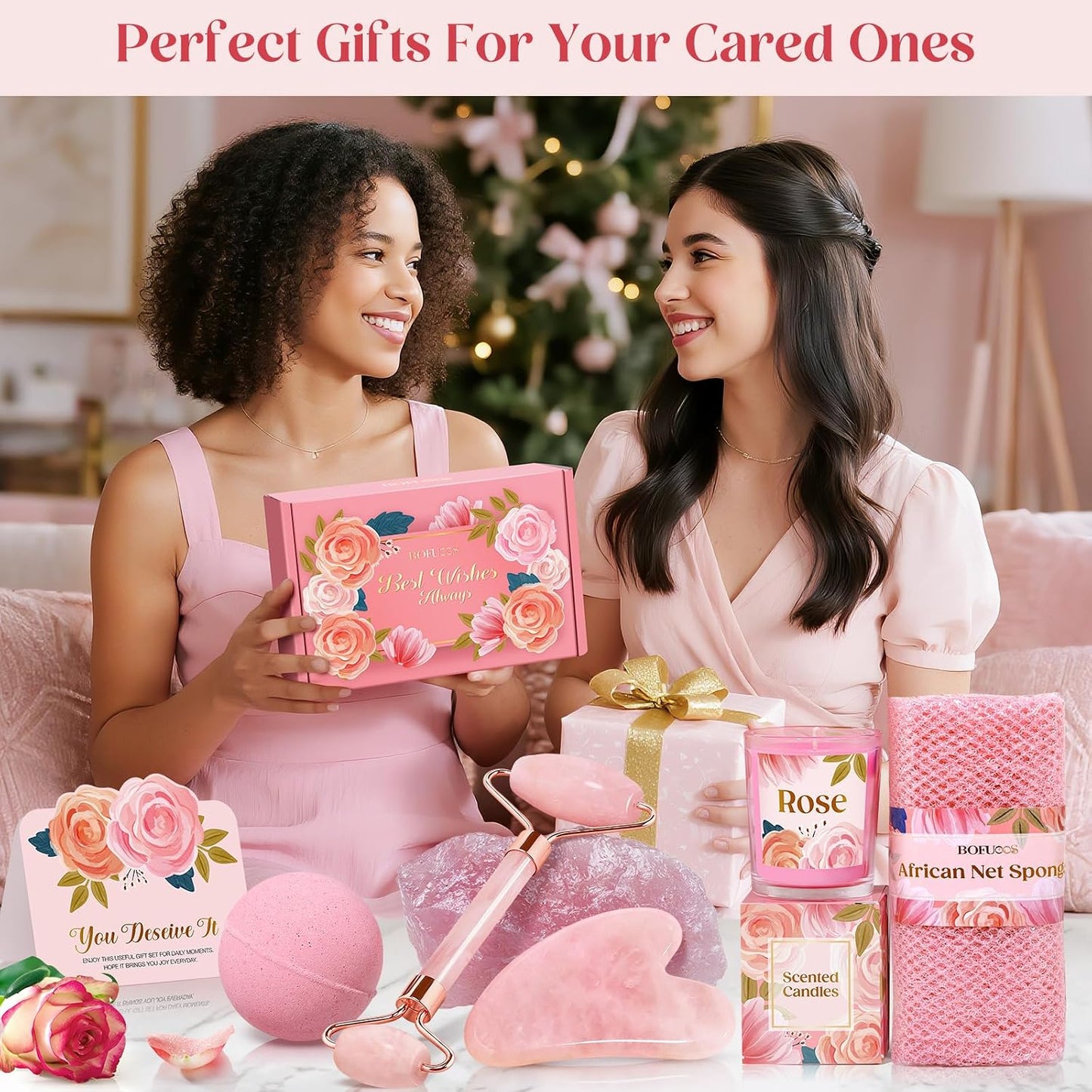 Birthday Gifts for Women, Self Care Spa & Bath Relaxation Gift Set