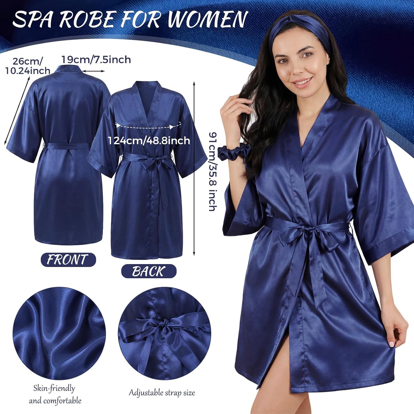 16 Pcs Birthday Gifts for Women, Navy Blue
