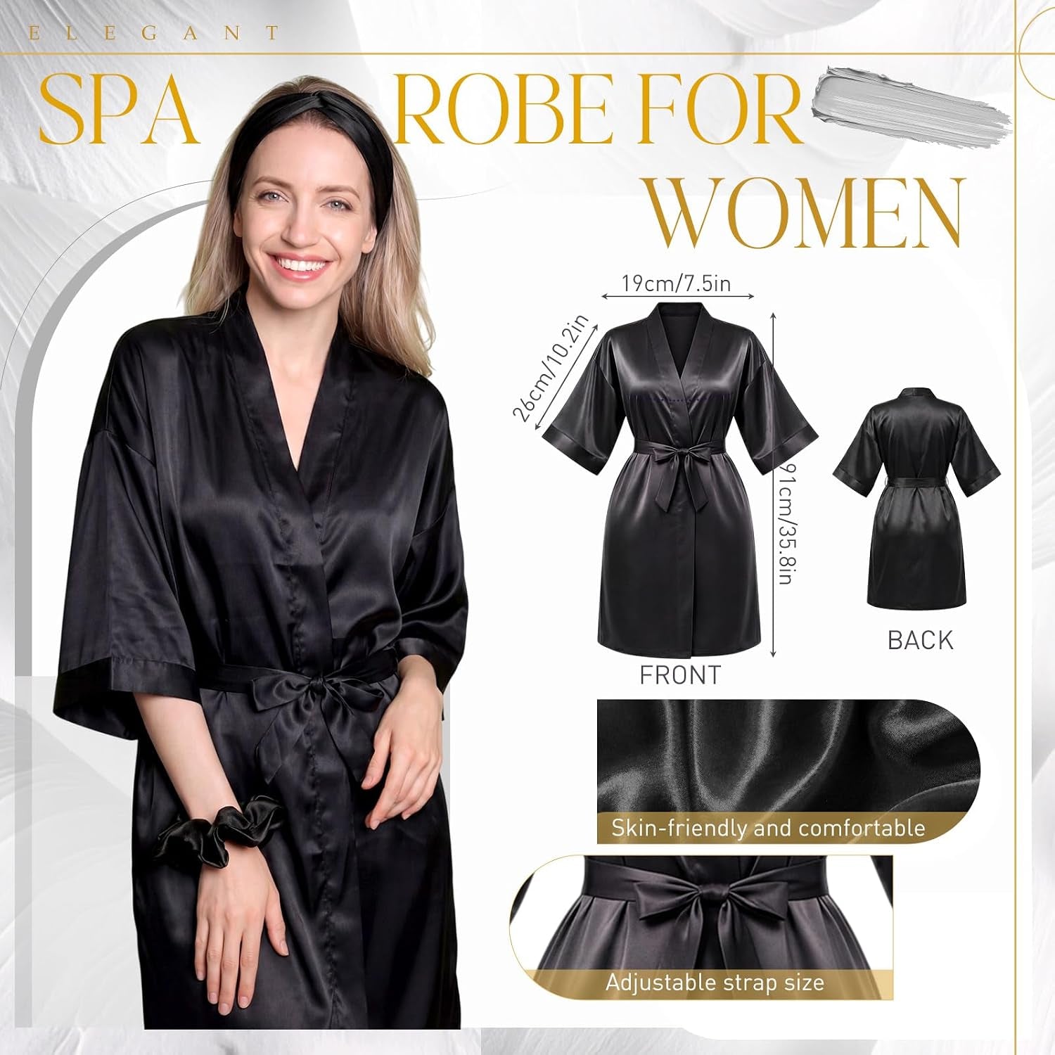 16 Pcs Birthday Gifts for Women, Black