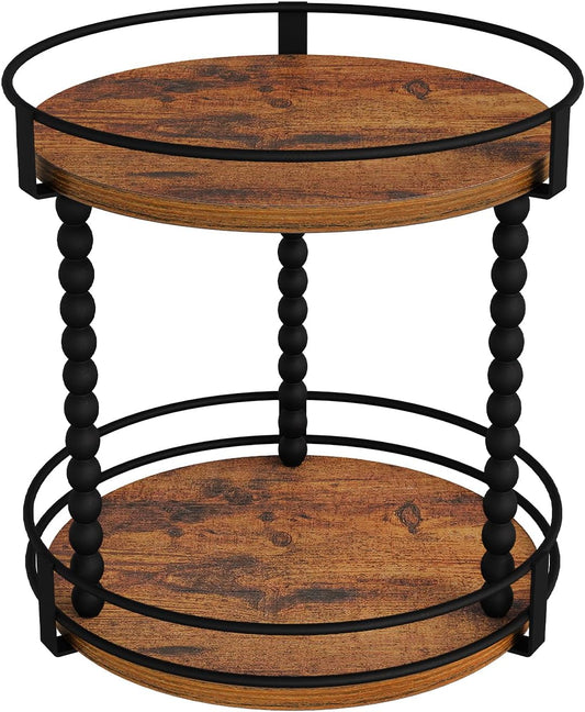 Lazy Susan Turntable Organizer, 11.2" Rotating Spice Rack Organizer