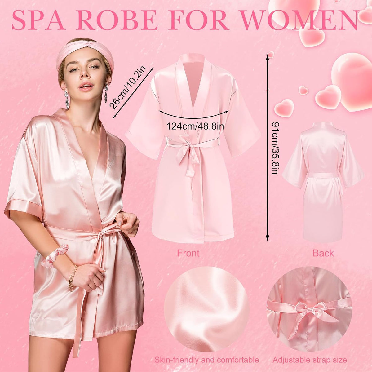 16 Pcs Birthday Gifts for Women, Pink